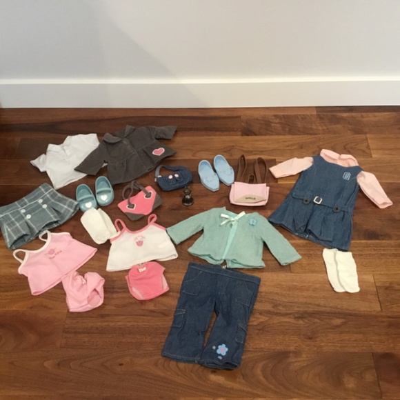 Our Generation 18” Doll Lot of 3 Back to School outfits w Underwear,Dres… - Picture 2 of 2